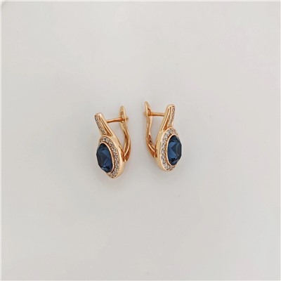 Серьги с кристаллами Swarovski