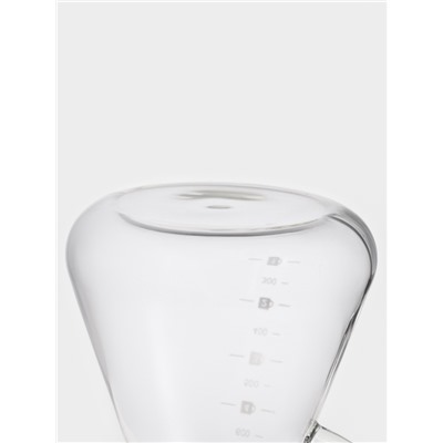 Кофеварка кемекс для кофе «Типика», 600 мл, с мерной шкалой, стекло, прозрачная