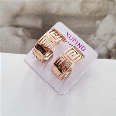 Серьги коллекция "Xuping" покрытие позолота, Х000455289, арт.001.228