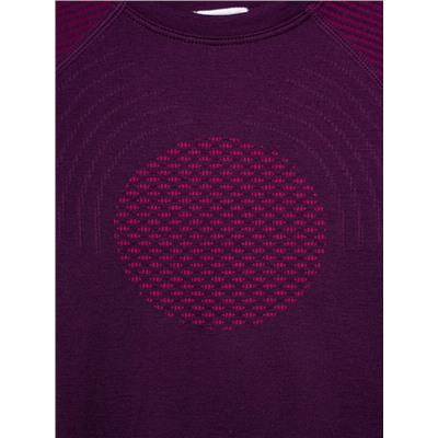 Термокомплект трикот. для девочек: фуфайка (футболка) с длин. рук, брюки