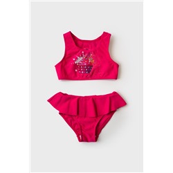 Купальный костюм трикотажный для девочек PLAYTODAY, 1239917