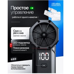 Электрический турбореактивный вентилятор + супер пылесос +прочный кейс 3в1