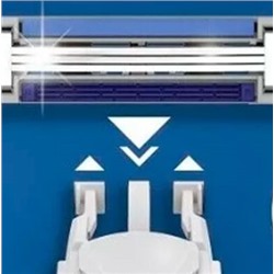 Кассеты для бритвы Schick (Wilkinson Sword) Essentials 3 HYBRID (3 лезвия) (4шт) (совместимы с Quattro)