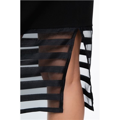 Юбка карандаш Фернандель (черная) Ю14744-10М