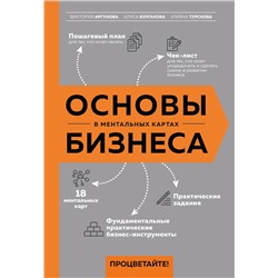 Эксмо Виктория Аргунова, Алиса Булгакова, Улияна Турскова "Основы бизнеса в ментальных картах"