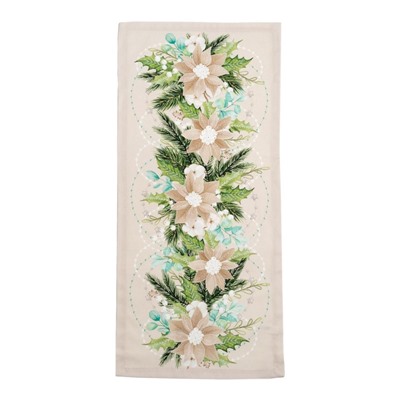 Дорожка на стол новогодняя «Этель» Beautiful Christmas, 30×70 см, хлопок 100%, саржа 190 г/м², бежевая