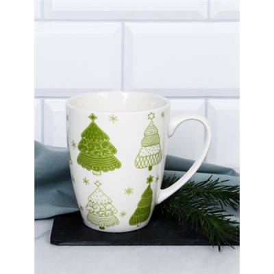 Кружка новогодняя 380 мл / MN-041 /уп 12/72/