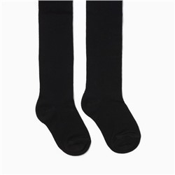 Колготки детские, чёрные, рост 116-122 см