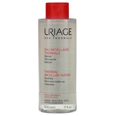 Uriage, Thermal Micellar Water, 17 fl oz (500 ml)