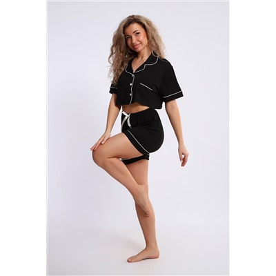 Пижама с шортами и топом 5743