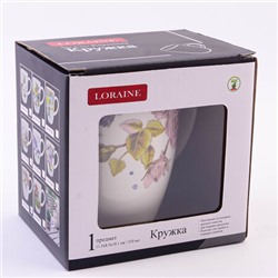 60248 Кружка 310мл Розовый сад доломит LR (х60)