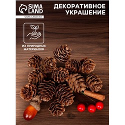 Новогодний декор «Пряные шишки»