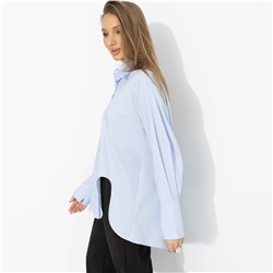 Рубашка асимметричного кроя, Слово за формой (голубая)