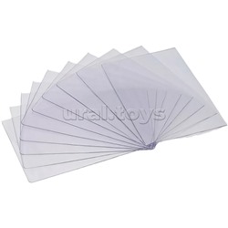 Обложки для листов паспорта "Attomex" 87x126 мм, ПВХ 100 мкм, прозрачные, 10 шт