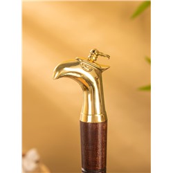 Ложка для обуви «Дельфин», 49 см, латунь, дерево