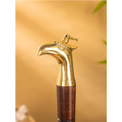 Ложка для обуви «Дельфин», 49 см, латунь, дерево