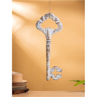 Сувенир «Ключ от счастья», 4.5×21×50 ± 3 см, дерево, голубой