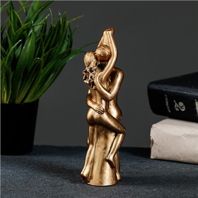 Фигурка гипс «Влюбленная пара», бронза, 15×4×4 см