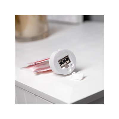 Световая картинка на подставке «Дед Мороз», 11 см, 1 LED, от батареек, свечение тёплое белое