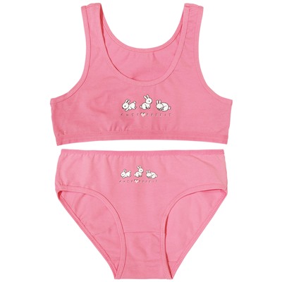 4571/4171PB1 Комплект (топ+трусы) для девочки (Donella)