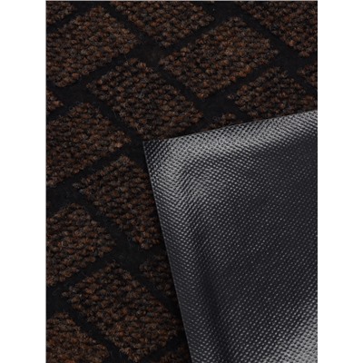 УЦЕНКА Коврик влаговпитывающий 50×80 см «КРАФТ» цвет коричневый МИКС