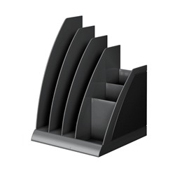 Подставка для бумаг пластиковая Regatta, Classic, черная (206297)