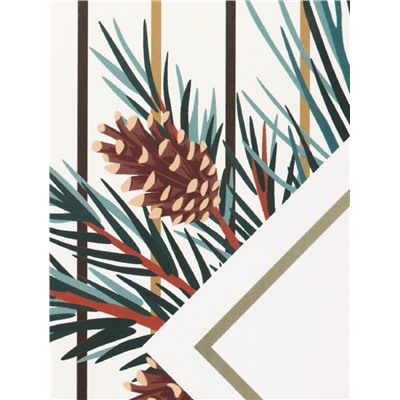 Пакет подарочный ламинированный «Счастливого Нового года и Рождества», 31 × 40 × 11.5 см