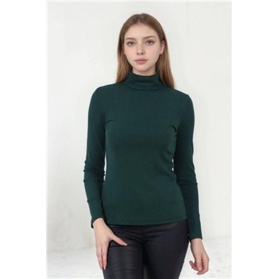 14439/1 Водолазка женская (Изумруд)