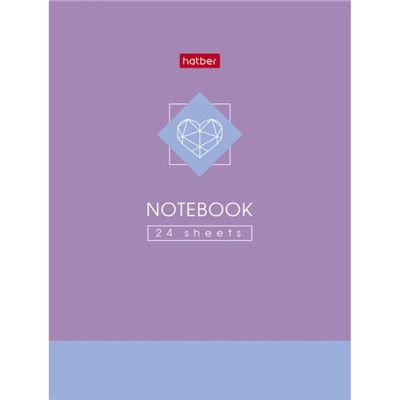 Записная книжка А6  24л клетка "Сила в деталях" мат.лам (091595) Хатбер