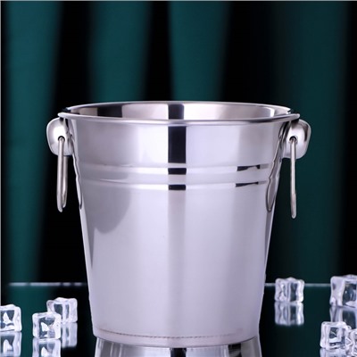 УЦЕНКА Ведро для льда «Веселье в шампанском», 16.5×18 см (2 л)