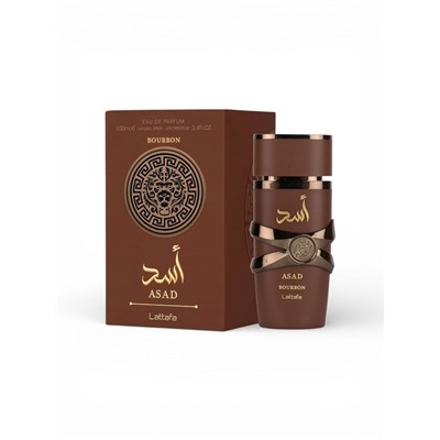 Парфюмерная вода мужская Lattafa ASAD BOURBON, 100 мл (по мотивам The Most Wanted Azzaro)