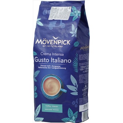 Mövenpick. Gusto Italiano (зерновой) 1 кг. мягкая упаковка