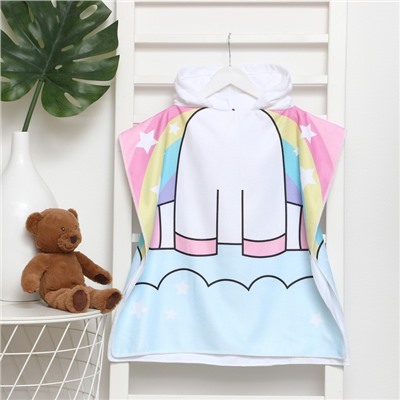 Полотенце - пончо детское LoveLife «Единорог», 60×120 см