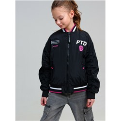 Куртка текстильная с полиуретановым покрытием для девочек (ветровка)