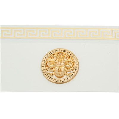 Карниз трехрядный «Ультракомпакт. Медуза», 400 см, с декоративной планкой 7 см, белый