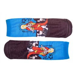 Носки молодёжные с красочным принтом