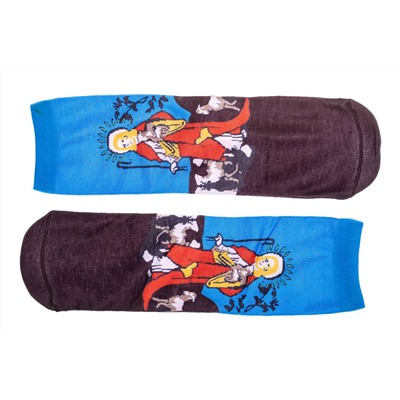 Носки молодёжные с красочным принтом