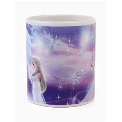 Кружка новогодняя сублимация «Лошадь» 320 мл, Холодное сердце