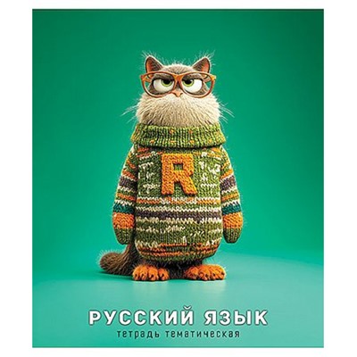 Тетрадь  48л "Котики  в свитерах" по русскому языку С0204-10 КТС-ПРО