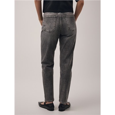 Mom Fit CONTE CON-663 Джинсы mom оксидной варки с высокой посадкой