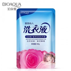 Средство для стирки с ароматом розы Bioaqua, 500 г