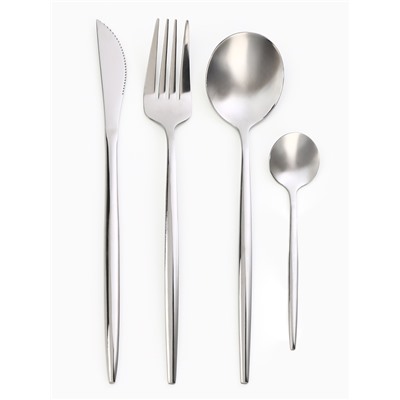 Столовые приборы из нержавеющей стали, 4 предмета