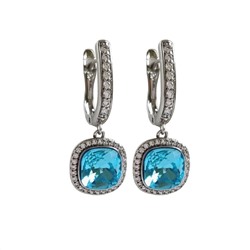 Серьги с кристаллами Swarovski