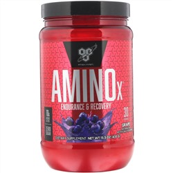 BSN, Amino-X, для выносливости и восстановления, со вкусом винограда, 435 г (15,3 унции)