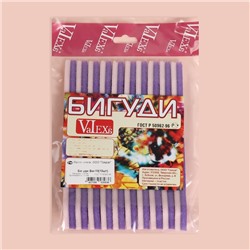 Бигуди с фиксатором, d = 1 см, 17 см, 10 шт, цвет МИКС