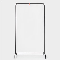 Вешалка гардеробная для одежды «Радуга», чёрная