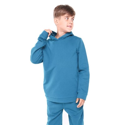 Костюм детский (толстовка, брюки) НАЧЁС, цвет петрол, рост 92 см