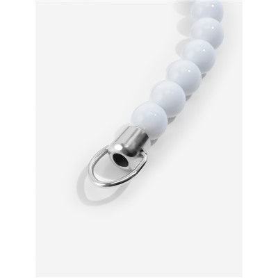 Ручка для сумки, 34×1.5 см, белая