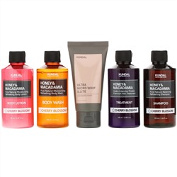 Kundal, Travel Kit, Cherry Blossom, 5 Piece Kit