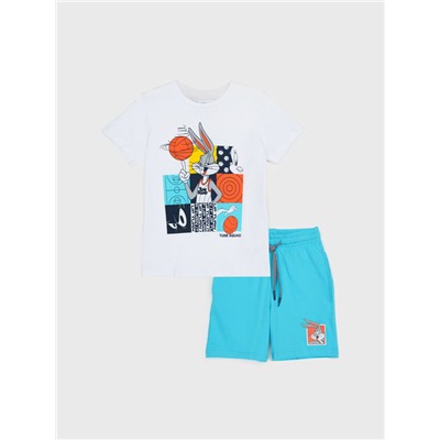 Комплект трикотажный для мальчиков: фуфайка (футболка), шорты